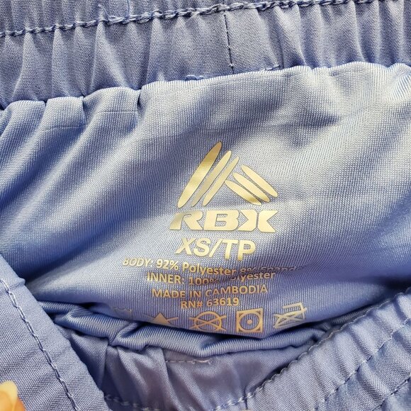 RBX Women's Blue Stretch Pull On Panty Lined 3" Athletic Running Shorts NWT XS - Picture 5 of 8